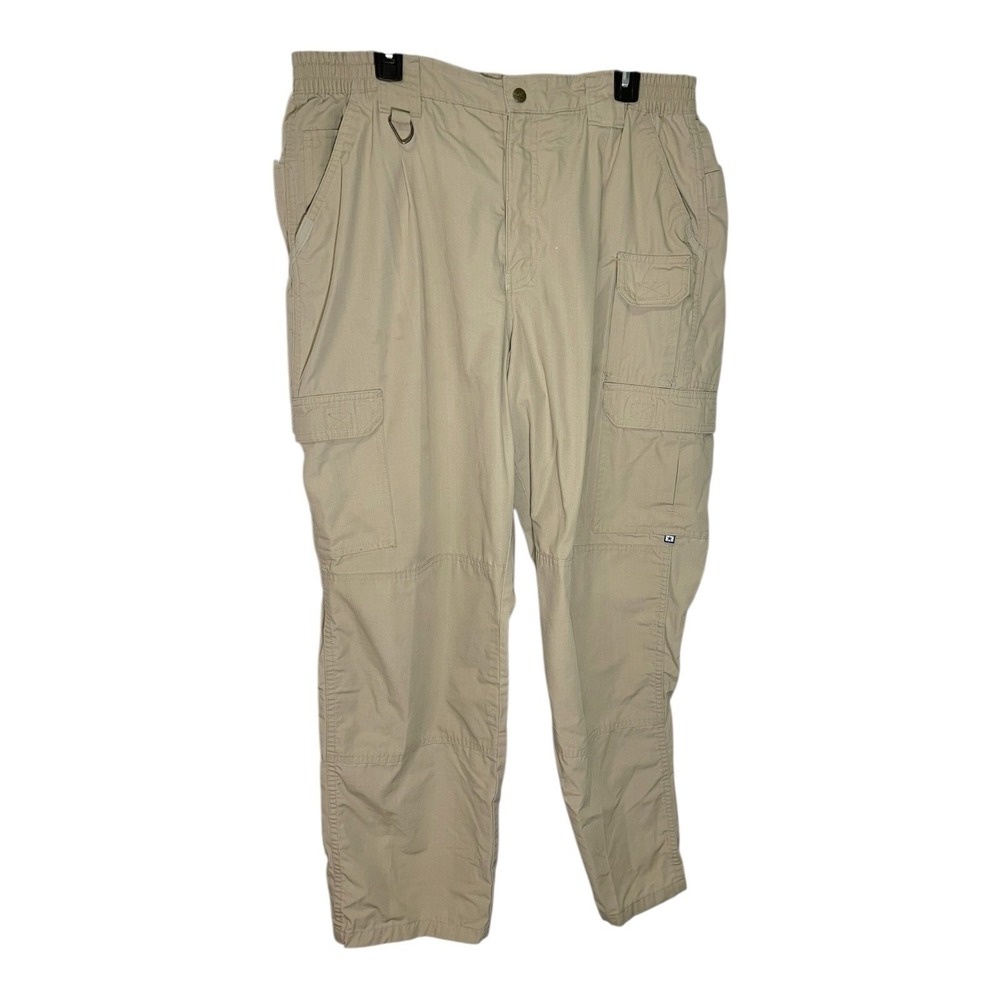 Propper‎ 40/32 Khaki Cargo Pants Tactical Ripstop Elastic Waist Gorpcore Utility
